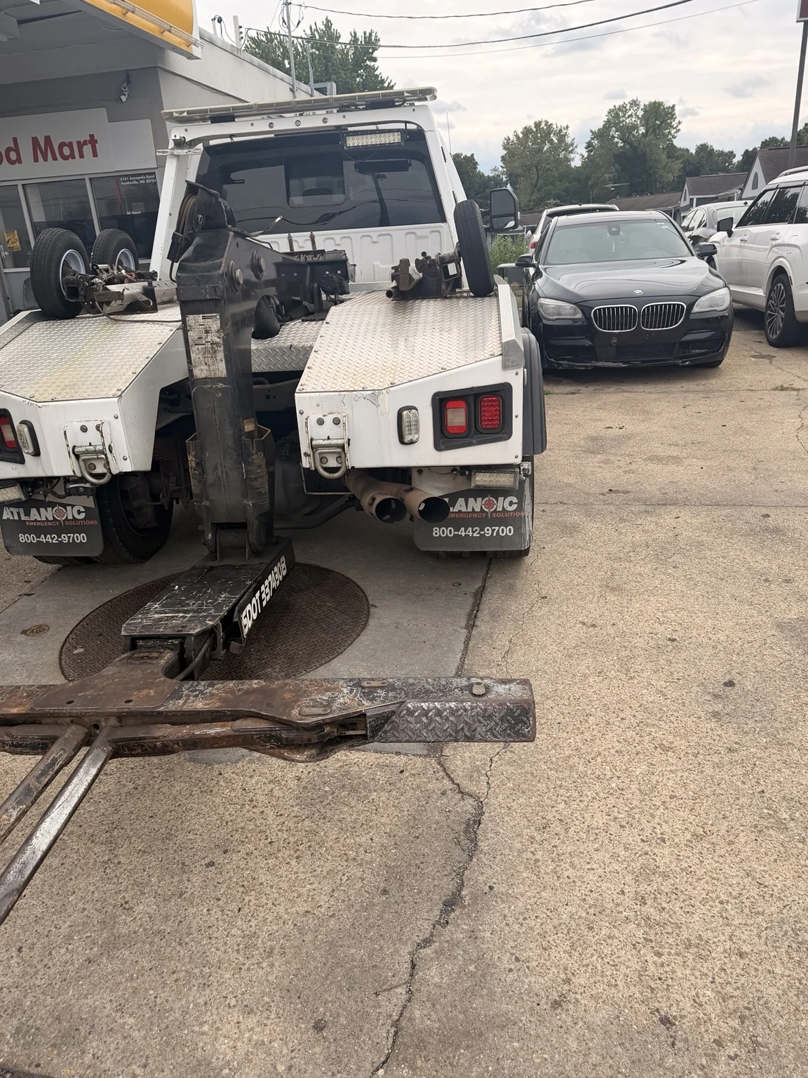 Tow truck ready for roadside assistance